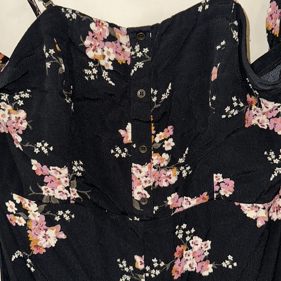 Wild fable floral cold shoulder jumpsuit - Picture 5 of 13